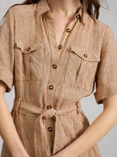 Load image into Gallery viewer, White Stuff 446124 Tiff linen blend shirt dress