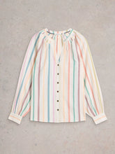 Load image into Gallery viewer, White Stuff 443459 GILLY STRIPE JAQUARD TOP