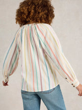 Load image into Gallery viewer, White Stuff 443459 GILLY STRIPE JAQUARD TOP