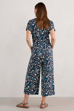 Load image into Gallery viewer, Seasalt B-Wm28089-32157 Rose Trellis Jumpsuit Tidal Floral Maritime