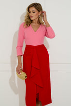 Load image into Gallery viewer, The 8Th Sign 8Saw709 Carmen colourblock midi