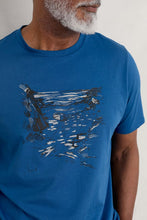Load image into Gallery viewer, Seasalt B-Mn32997-29694 Mens Midwatch T-Shirt Porthgwarra Cove Shallows