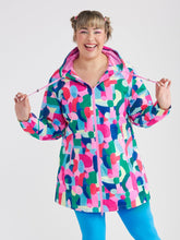 Load image into Gallery viewer, Wilderly Wear Llr-Cje CONFETTI JEWELS LONGLINE RAINCOAT