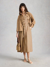 Load image into Gallery viewer, White Stuff 446124 Tiff linen blend shirt dress