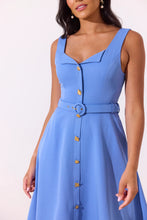 Load image into Gallery viewer, The 8Th Sign 8Ss731 SAFFIRA BELTED SKATER DRESS