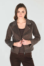 Load image into Gallery viewer, Frank Lyman 266596 KNIT JACKET MOCHA