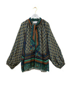 Load image into Gallery viewer, One Hundred Stars Tpbamueml PUSSYBOW BLOUSE