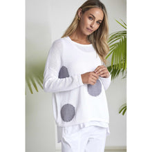 Load image into Gallery viewer, Naya Nas26142 Spot print round neck knit