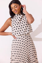 Load image into Gallery viewer, The 8Th Sign 8Ss744 MILLY PLEAT POLKA DRESS