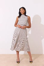 Load image into Gallery viewer, The 8Th Sign 8Ss744 MILLY PLEAT POLKA DRESS