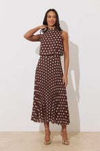 Load image into Gallery viewer, The 8Th Sign 8Ss744 MILLY PLEAT POLKA DRESS