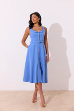 Load image into Gallery viewer, The 8Th Sign 8Ss731 SAFFIRA BELTED SKATER DRESS