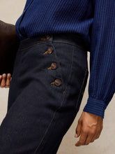 Load image into Gallery viewer, White Stuff 446874 REESE BUTTON DETAIL JEAN