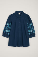 Load image into Gallery viewer, Seasalt B-Wm36655-23059 Hope Cottage Embroidered Blouse Maritime