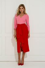 Load image into Gallery viewer, The 8Th Sign 8Saw709 Carmen colourblock midi