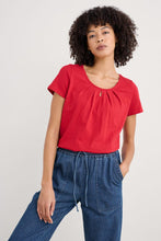 Load image into Gallery viewer, Seasalt B-Wm35403-15342 Appletree T-Shirt Scarlet