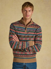 Load image into Gallery viewer, Joules Fairisle 1/4 Zip FAIRISLE 1/4 ZIP