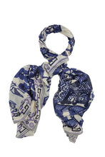 Load image into Gallery viewer, One Hundred Stars Scagiwblu SCARF