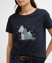 Load image into Gallery viewer, Barbour Lts0711ny73 Barbour Clover T-sh Navy
