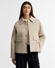 Load image into Gallery viewer, Barbour Lwo0263 Barbour Spey Wool Coat Mist/Bi