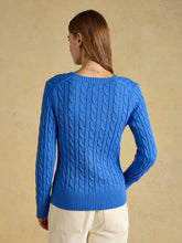 Load image into Gallery viewer, Joules Classic Cable Vneck CLASSIC CABLE VNECK
