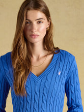 Load image into Gallery viewer, Joules Classic Cable Vneck CLASSIC CABLE VNECK