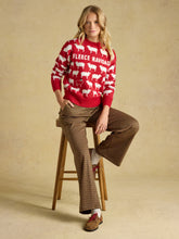 Load image into Gallery viewer, Joules Fleece Navidad Knit FLEECE NAVIDAD KNIT