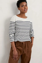 Load image into Gallery viewer, Seasalt B-Wm23693-27685 Sailor Shirt Falmouth Breton Chalk Maritime