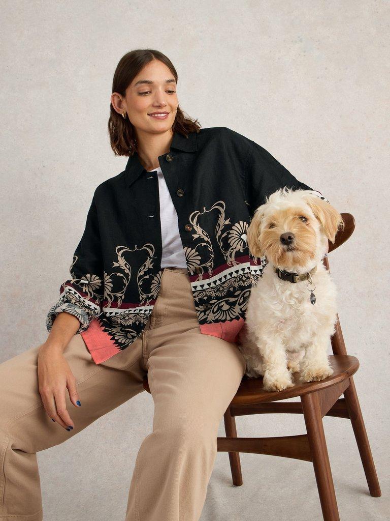 White Stuff 442694 CARRIE LINEN JACKET