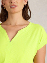 Load image into Gallery viewer, White Stuff 443000 NELLY NOTCH NECK TEE
