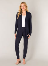 Load image into Gallery viewer, Base Level 6000001 YALA LONG CARDIGAN dark blue yayla
