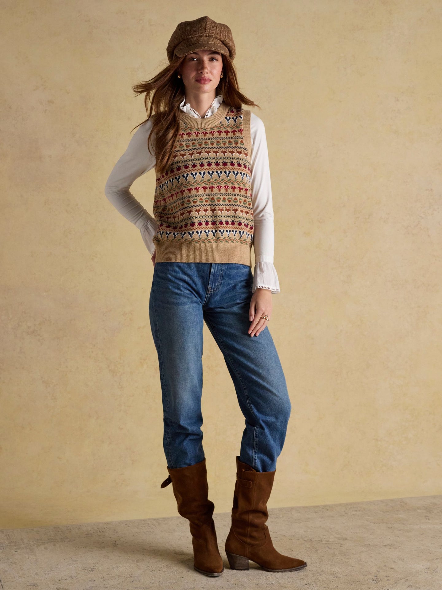 Joules Av0821 WOODLAND TANK OAT