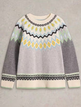 Load image into Gallery viewer, White Stuff 442109 FROSTED FAIRISLE JUMPER
