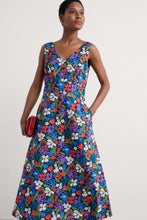 Load image into Gallery viewer, Seasalt B-Wm33856-35397 Sky Beyond Dress Crayon Floral Maritime
