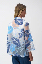 Load image into Gallery viewer, Joseph Ribkoff 251135 FLORAL COLLARED SHIRT

