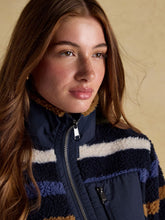 Load image into Gallery viewer, Joules Au2359 LOTTIE NAVY STRIPE FLEECE

