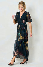 Load image into Gallery viewer, Hope And Ivy 6550A ABBY MAXI WRAP DRESS
