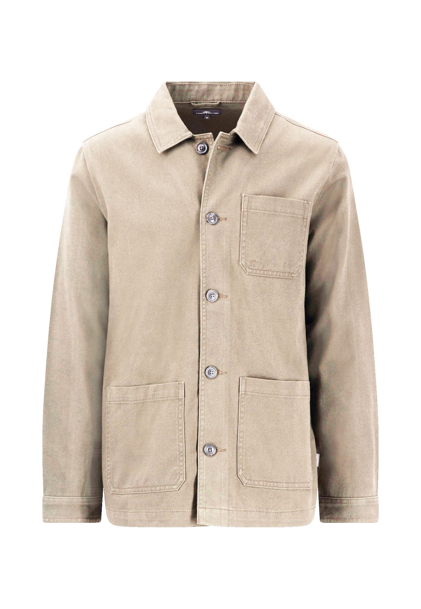 Fynch-Hatton 1502 2613 GARMENTDYE TWILL OVERSHIRT