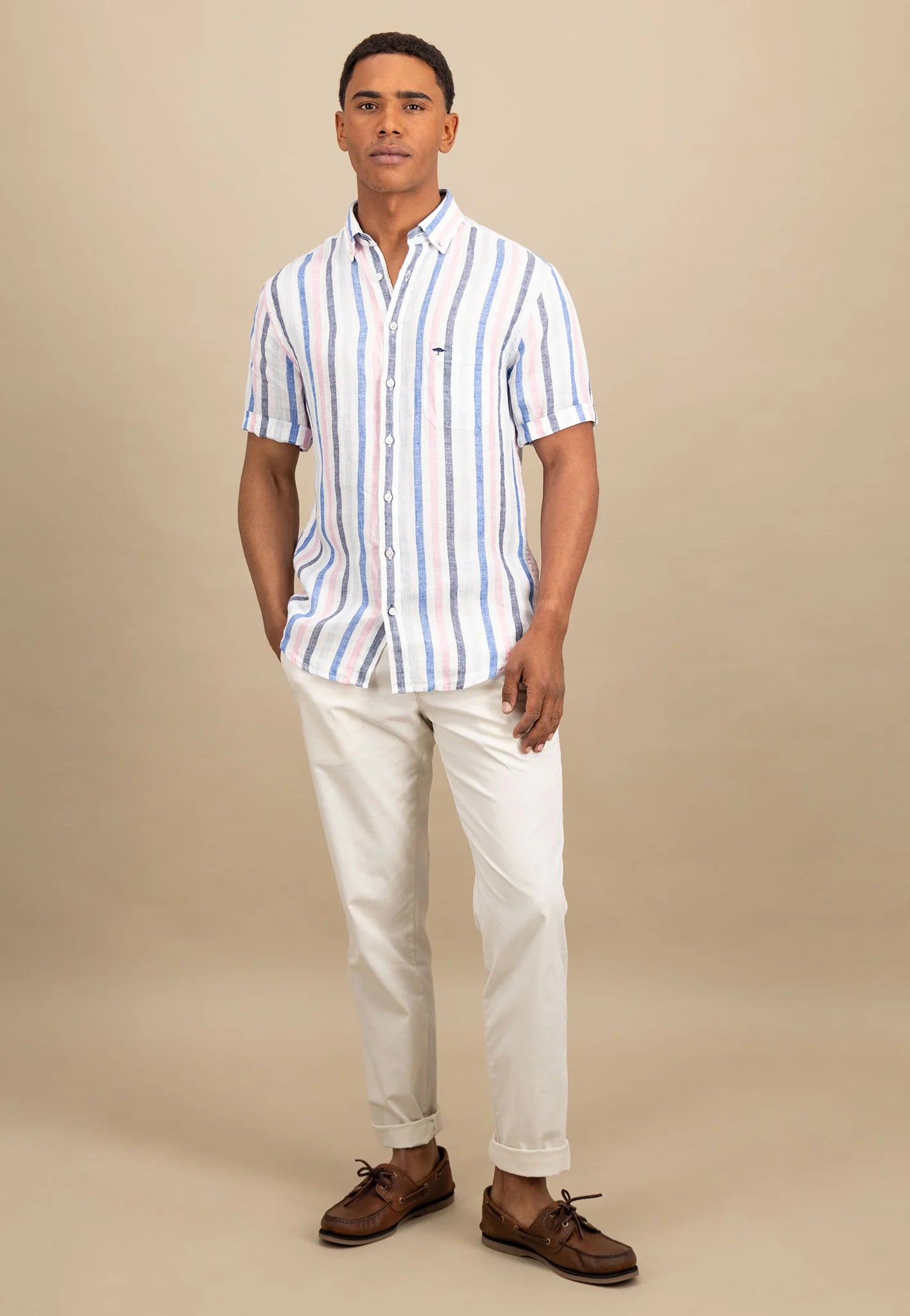 Fynch-Hatton 1504 6091 Colourful Linin Stripes