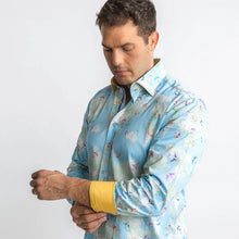 Load image into Gallery viewer, Claudio Lugli Cp6982 FLIGHT MAP SHIRT
