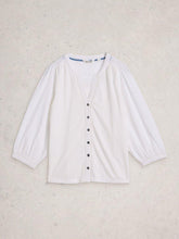 Load image into Gallery viewer, White Stuff 445358 Daisy dobby mix top
