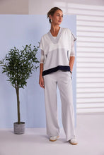 Load image into Gallery viewer, Naya Npa26249 V neck top with contrast pocket
