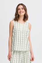 Load image into Gallery viewer, Fransa 20616298 FRSOPHIA TOP 1 vest sleeveless green
