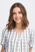 Load image into Gallery viewer, Fransa 20616299 FRSOPHIA BLOUSE BLUE PRINT
