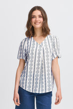 Load image into Gallery viewer, Fransa 20616299 FRSOPHIA BLOUSE BLUE PRINT
