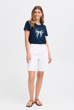 Load image into Gallery viewer, Fransa 20616314 FRJUVIA TEE 3 TSHIRT NAVY
