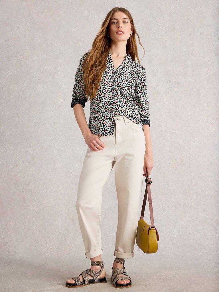 White Stuff 444331 ANNIE JERSEY SHIRT