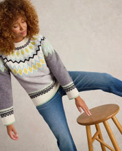 Load image into Gallery viewer, White Stuff 442109 FROSTED FAIRISLE JUMPER
