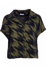 Load image into Gallery viewer, Naya Naw25152 HOUNDSTOOTH KNIT JACKET
