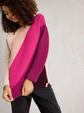 Load image into Gallery viewer, White Stuff 444052 JANA COLOUR BLOCK JUMPER
